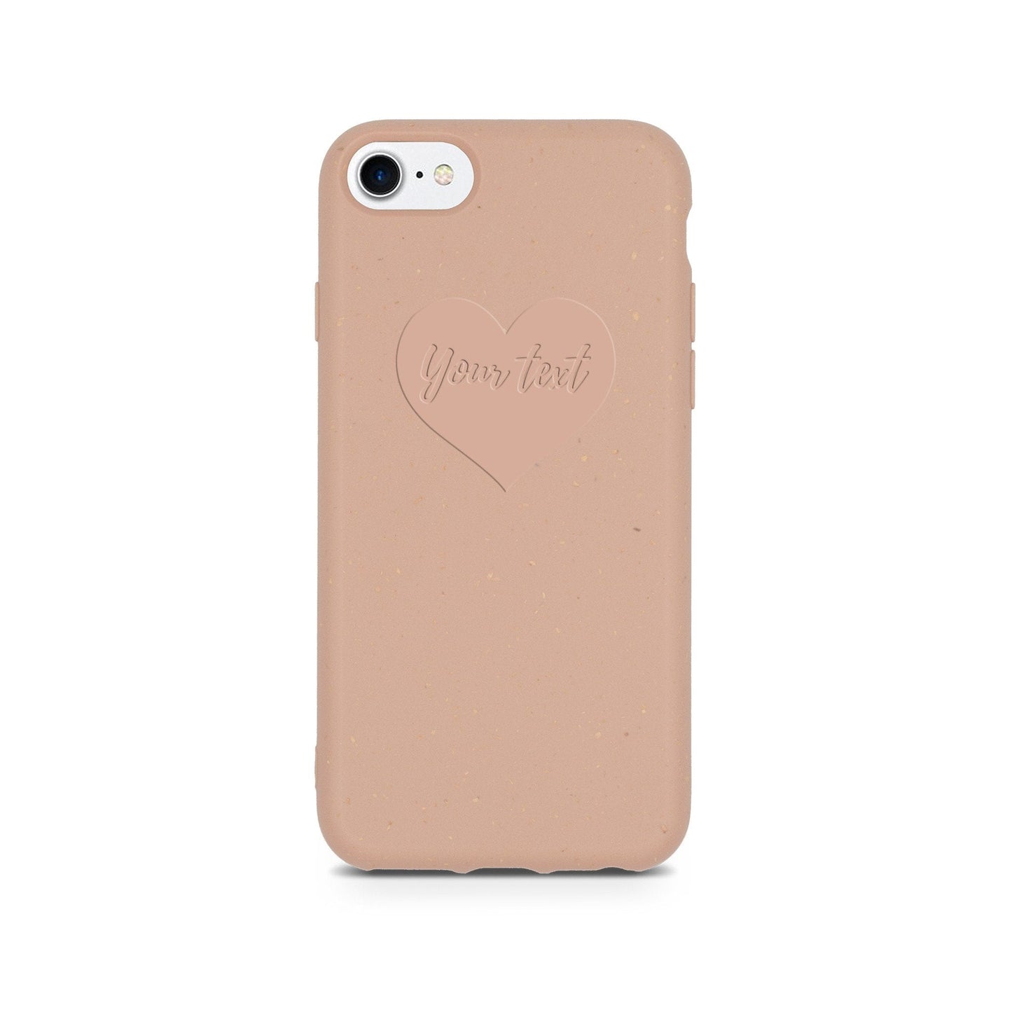 Coque de téléphone biodégradable personnalisée - Rose pastel