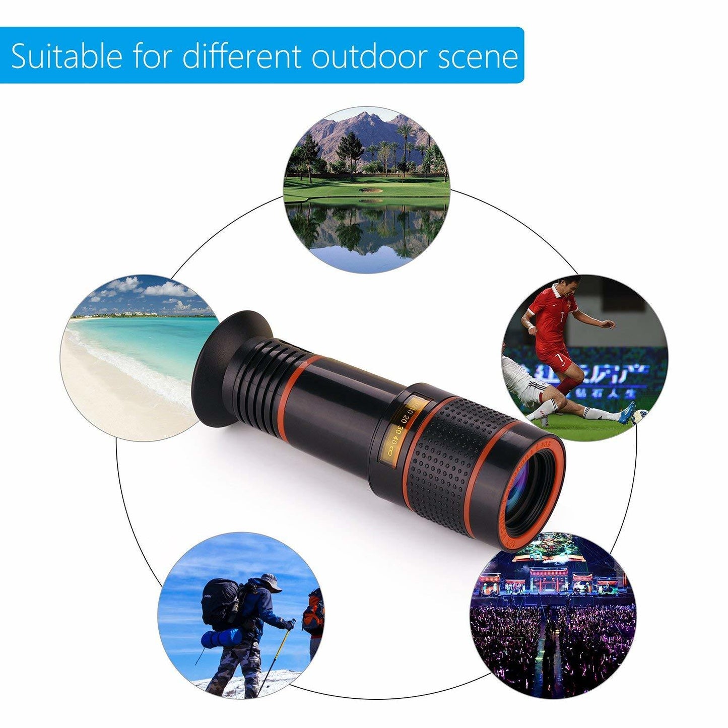 8x Long Range Cell Phone Lens