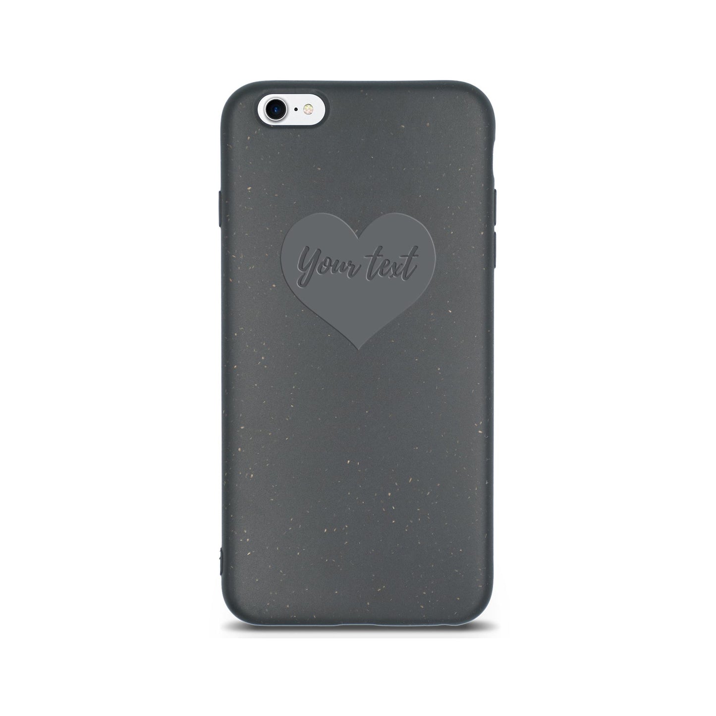 Funda para teléfono biodegradable personalizada - Negro