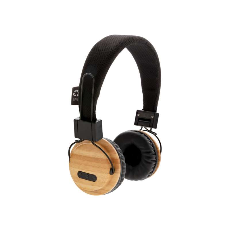 NATURSOUND-Casque sans fil pliable en RCS et FSC® Natursound bambou