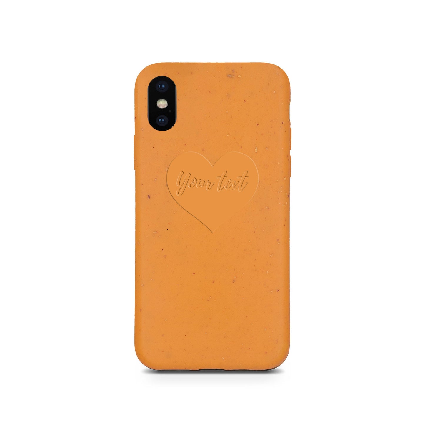 Coque de téléphone biodégradable personnalisée - Orange