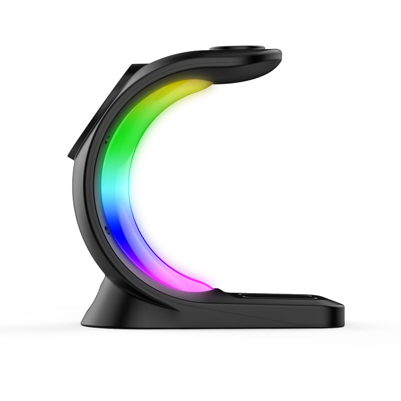 Station de Charge Magnétique 4-en-1 RGB Sans Fil