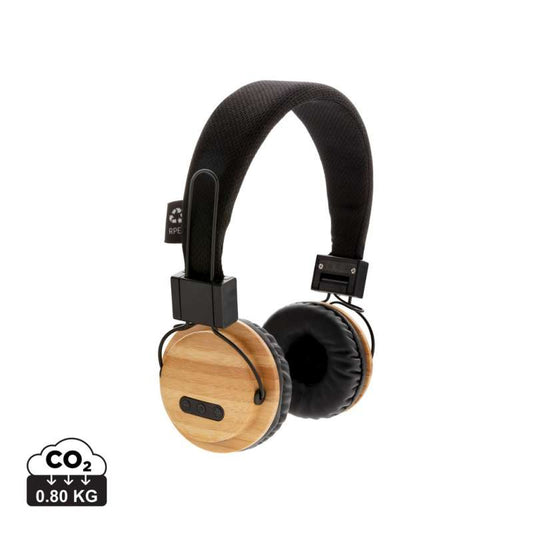 NATURSOUND-Casque sans fil pliable en RCS et FSC® Natursound bambou